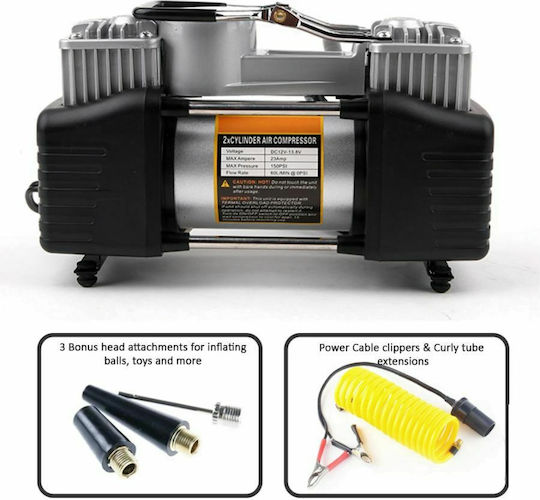 Car Tire Pump KS5400 150PSI with Cable 12V