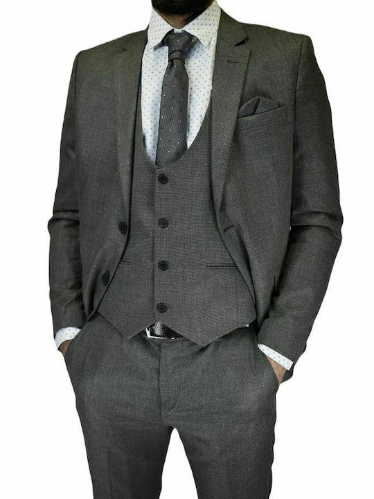 MEN'S SUIT - GREY-1341-40-125