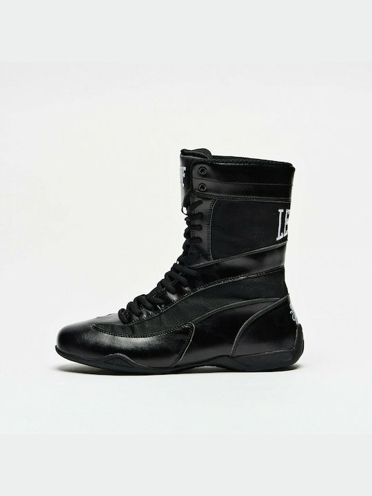 Leone Legend CL101 Παπούτσια Πυγμαχίας Ενηλίκων Μαύρα