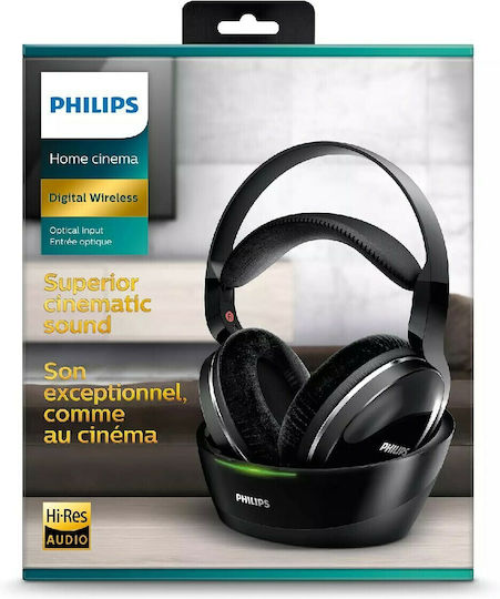 Philips SHD8850 Fără fir / Cu fir Over Ear Căști cu 20 ore de Funcționare Negre