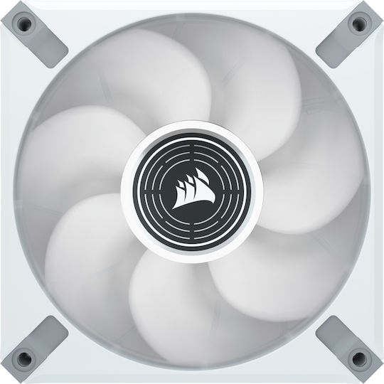 Corsair ML120 LED Elite Premium Case Fan (2000rpm / 58.10cfm) με Λευκό Φωτισμό και Σύνδεση 4-Pin PWM Λευκό
