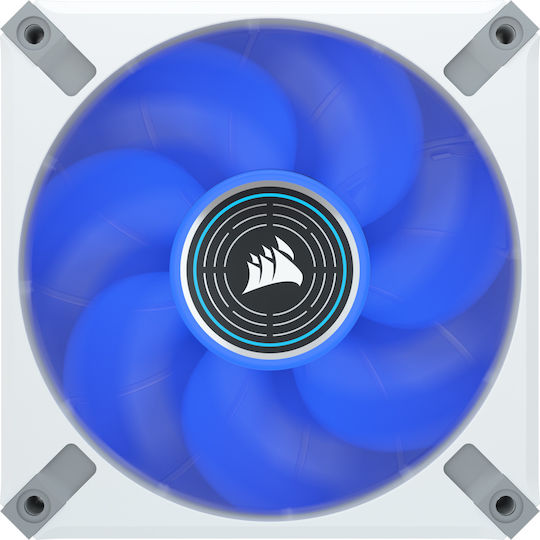 Corsair Ventilator Pentru Carcasă Premium ML120 LED Elite (2000rpm / 58.10cfm) cu Iluminare Roșie și Conexiune 4-Pin PWM Alb