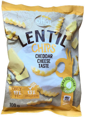 Oho! Lentil Chips Gustări cu brânză pufoasă made from Linte Brânză 100gr