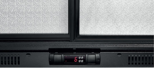 Bartscher Kühlschrank Rückwandbar 176Es Doppeltürig H85xB90xT53cm