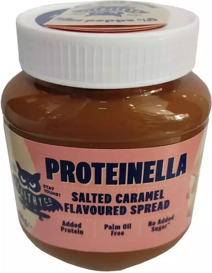 HealthyCo Πραλίνα Proteinella με Έξτρα Πρωτεΐνη χωρίς Προσθήκη Ζάχαρης με Salted Caramel 360gr