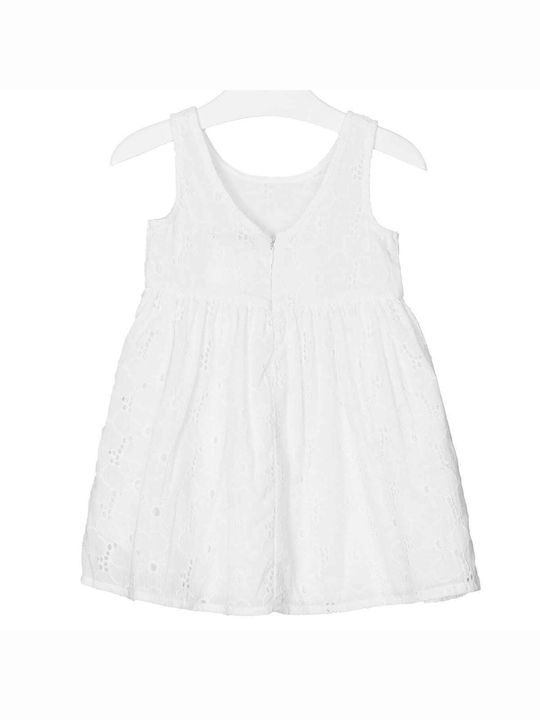 Losan Kids Dress Sleeveless White