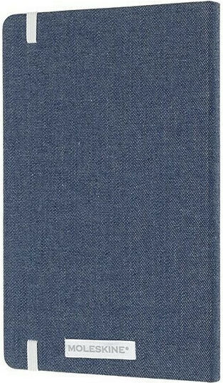 Moleskine Do Νot Handle With Care Σημειωματάριο 120 Φύλλων Ριγέ με Σκληρό Εξώφυλλο και Λάστιχο Μπλε
