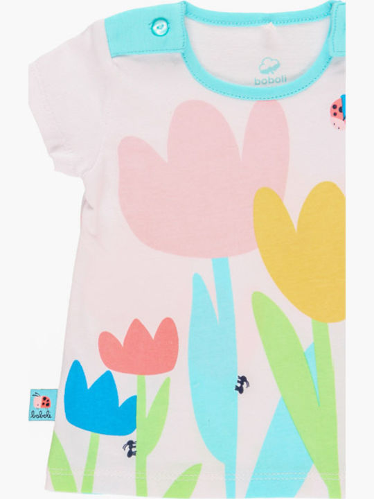 Kinderkleid Kurzärmelig Weiß