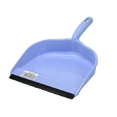 Viomes Plastic Dustpan with Rubber Band Blue