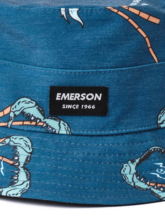 Emerson Υφασμάτινo Ανδρικό Καπέλο Στυλ Bucket Μπλε