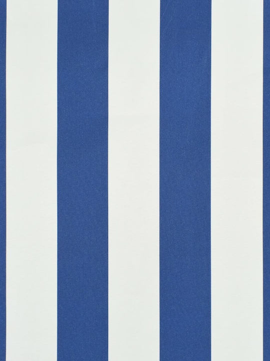 vidaXL Terrace Wall Tent Blue / White 1.5x1.5cm