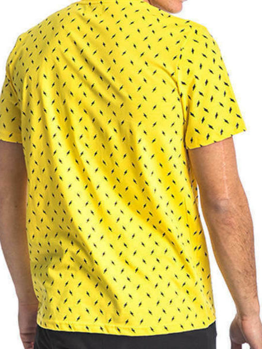 Paco & Co Men's Short Sleeve T-shirt Yellow