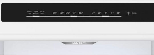 Bosch Ψυγειοκαταψύκτης 363lt Total NoFrost Υ203xΠ60xΒ66.5εκ. Inox KGN392LDF