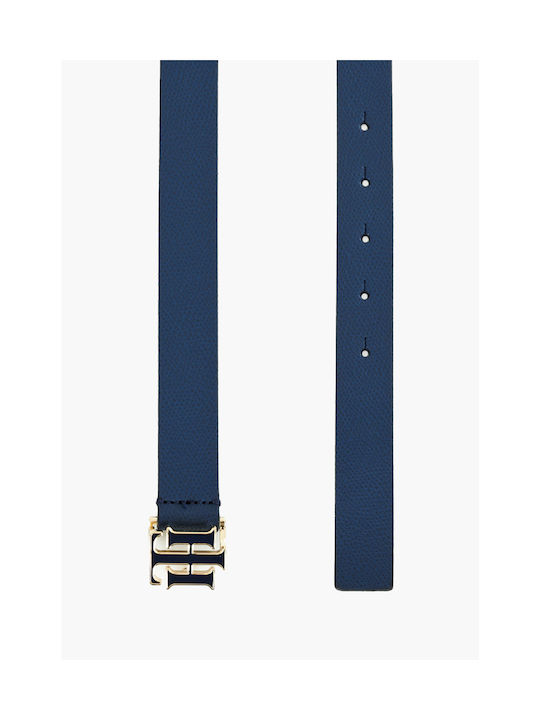 Tommy Hilfiger Leather Women's Belt Navy Blue