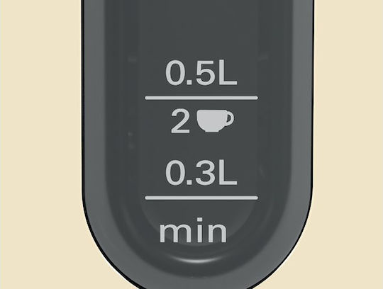 Bosch Βραστήρας 1.7lt 2400W Μπεζ