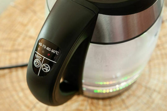Eldom Fierbător 1.7lt 2200W Argintiu