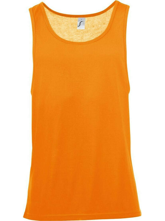 Sol's Jamaica Men's Sleeveless Promotional Blouse Neon Orange