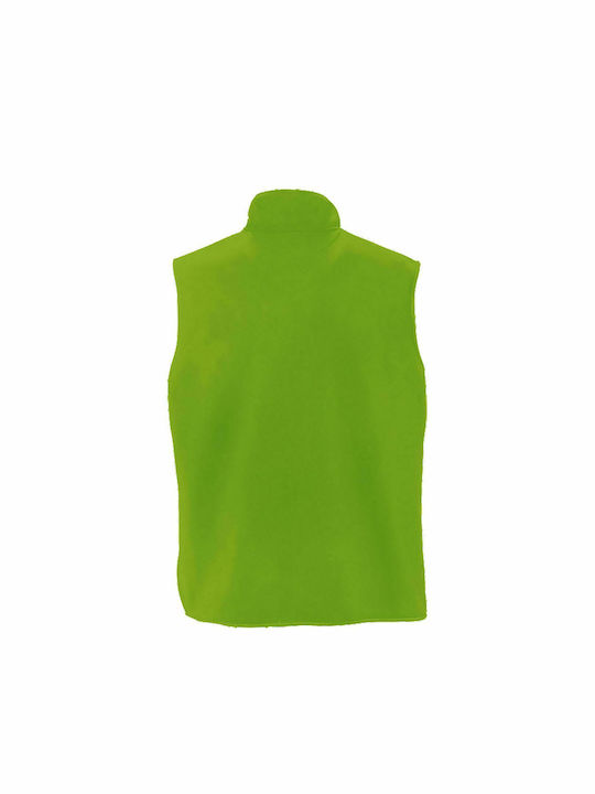 Sol's Norway Men's Sleeveless Promotional Cardigan Lime