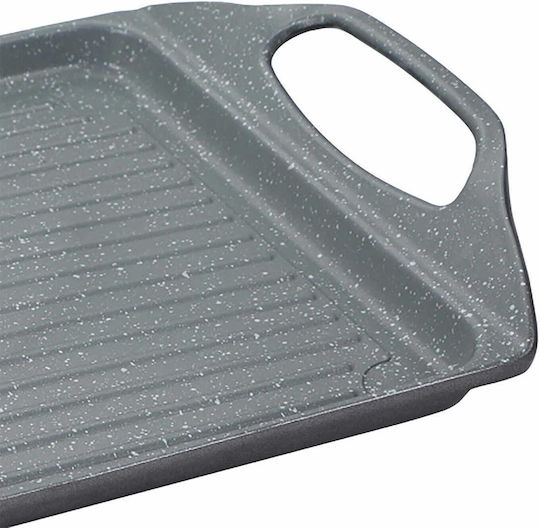 San Ignacio Non-Stick Baking Plate Double Sided with Aluminum Grill Surface 34x26x5cm