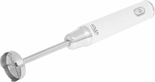 Adler Ραβδομπλέντερ με Ανοξείδωτη Ράβδο 300W Λευκό