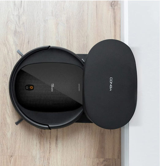 Cecotec Conga 2290 Ultra Home Roboter-Staubsauger mit Intelligenter Navigation und Saugkraft 2100Pa Schwarze