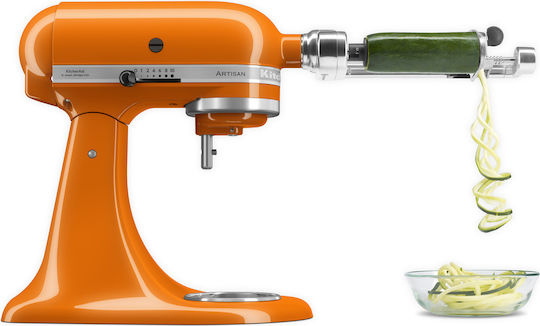 Kitchenaid Artisan Food Processor Orange Stand Mixer 300W with Stainless Mixing Bowl 4.8lt