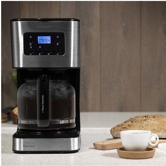 Cecotec Coffee 66 Smart Προγραμματιζόμενη Καφετιέρα Φίλτρου 950W Silver