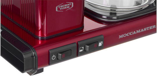 Moccamaster KBG Select Филтър кафе машина 1520W Червено
