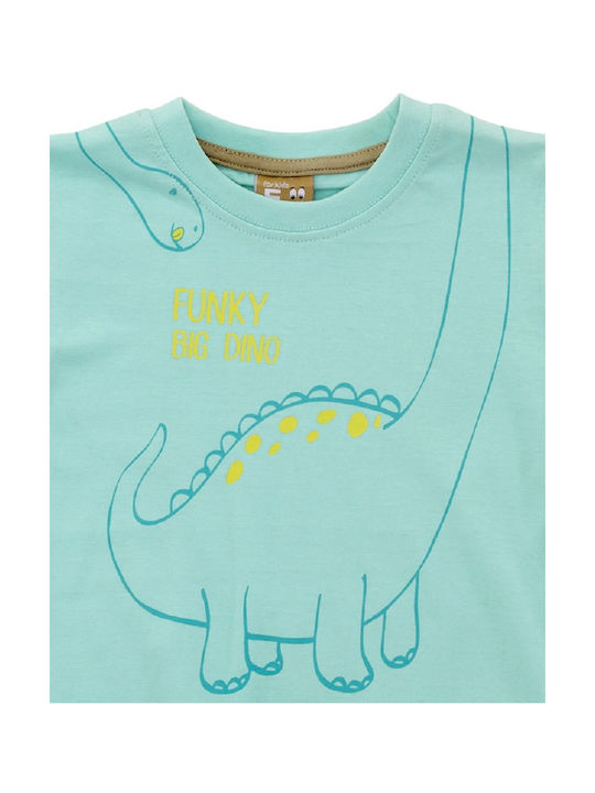 Funky Kids T-shirt Turquoise