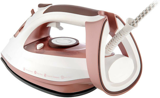 Sencor Steam Iron 3100W with Ceramic Plate and Continuous Steam Supply 35g/min