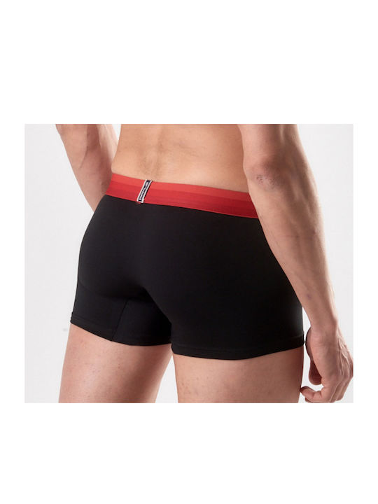 Apple Boxer Herren Boxershorts Black / Red 1Packung