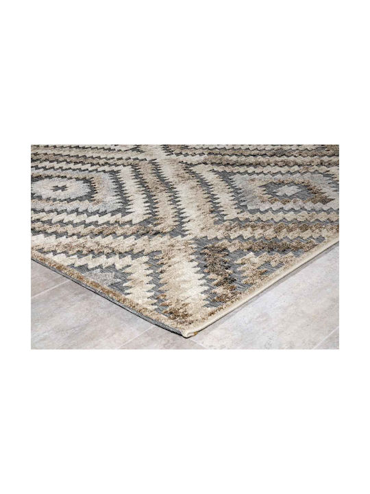 Tzikas Carpets Boheme 00008-957 Rug Outdoor Rectangular Wicker Brown/Grey
