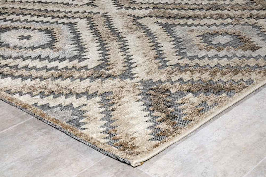 Tzikas Carpets Boheme 00008-957 Rug Outdoor Rectangular Wicker Brown/Grey