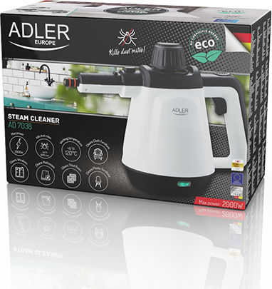 Adler Hand Steam Cleaner 3.5bar with Stick Handle