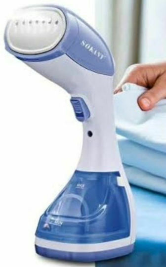 Sokany DF-019 Aparat de călcat cu abur pentru haine de Mână 1100W cu rezervor 250ml Albastru