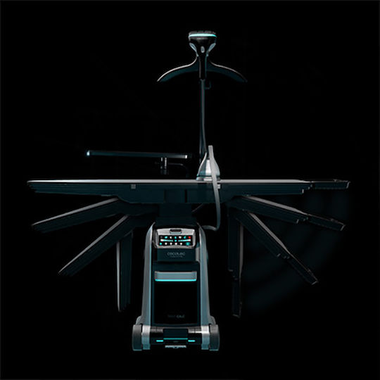 Cecotec Total Iron 10100 Pro Ατμοκαθαριστής Ρούχων Δαπέδου 2200W με Δοχείο 2.8lt Μαύρος