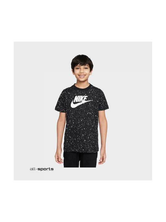 Nike Παιδικό T-shirt Μαύρο