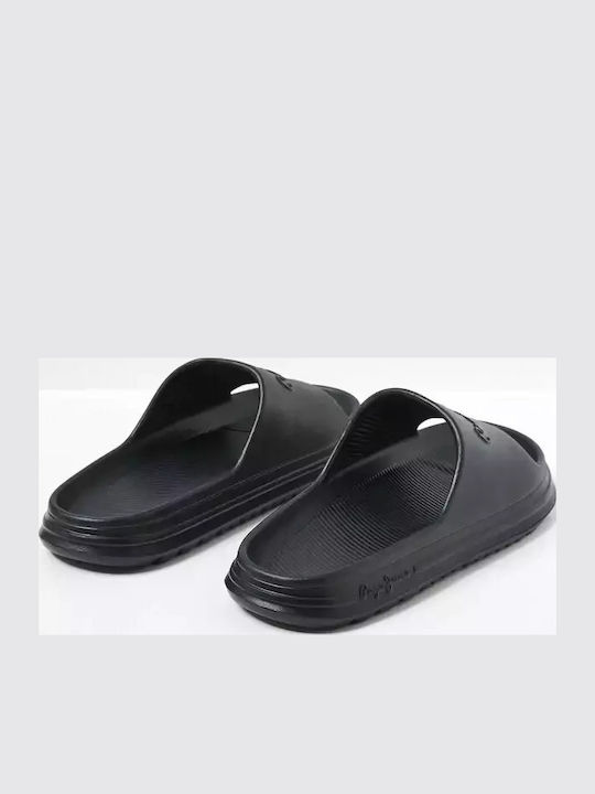 Beach Logo Men's Slides Black