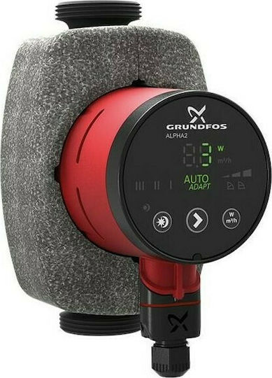 Grundfos Alpha2 25/4 Mulinete de pescuit Pompa de circulație Încălzire 180mm