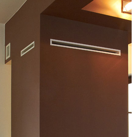 Kratki Rectangular Fireplace Air Shutter Black 60x6cm