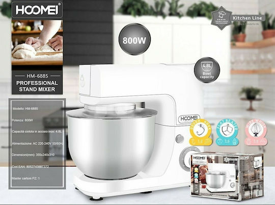Hoomei Standmixer 800W 4.8Es