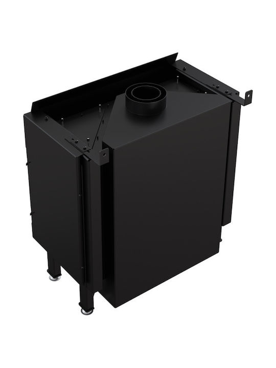 Kratki Leo 70 G20 Ενεργειακό Τζάκι Αερίου 7.3kW Ίσιο με Σταθερή Πόρτα