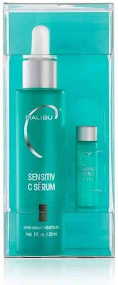 Malibu C Sensitiv Skin Care Set for Moisturizing with Serum , Face Cream & Face Mask