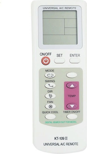 Qunda KT-109II Universal Τηλεχειριστήριο για Κλιματιστικό