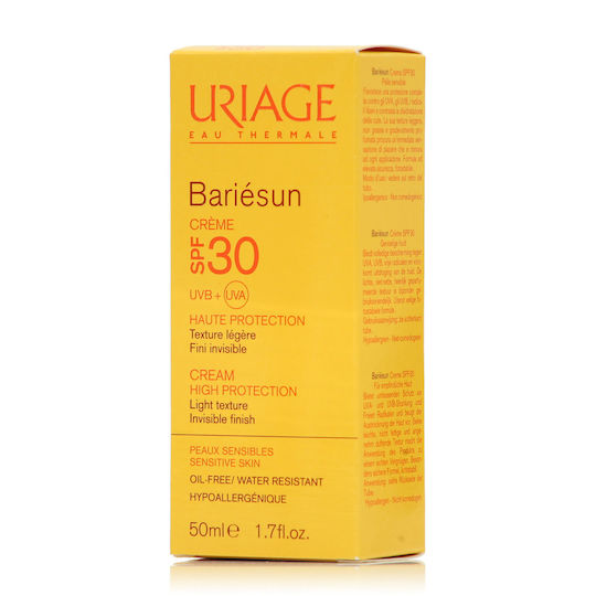 Uriage Bariesun Cremă Antisolare Impermeabilă Față SPF30 50ml