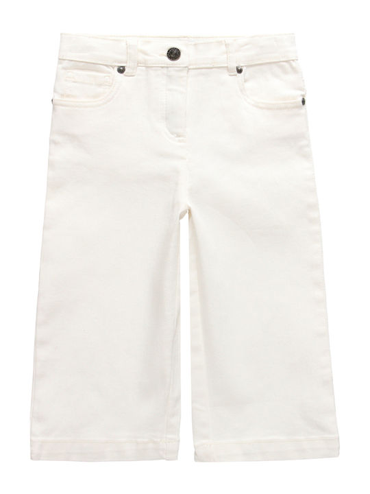 Boboli Kids' Jeans Trousers White Boboli Kids' Jeans Trousers White
