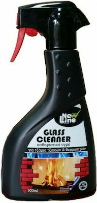 New Line Glass Cleaner Καθαριστικό Spray για Τζάμια Τζακιού 500ml