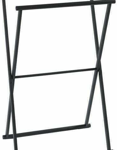 Wenko 237091121 Καλόγερος Μπάνιου Διπλός ​35x80.5cm Inox Μαύρος