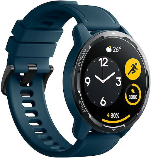 Xiaomi Watch S1 Active 47mm Waterproof with Heart Rate Monitor (Ocean Blue)