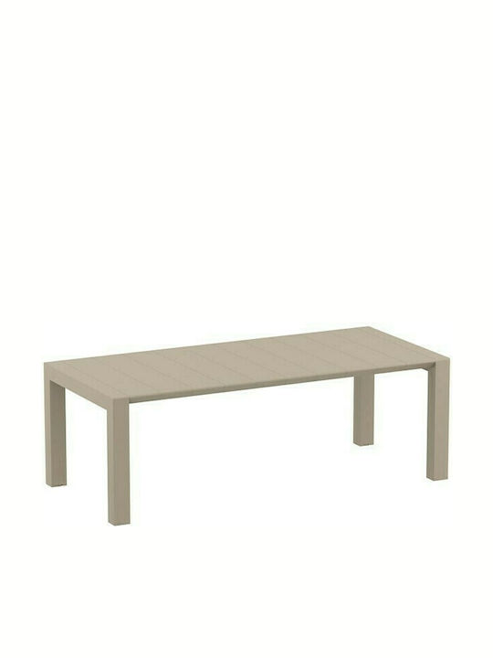Маса от Полипропилен Разтегателена Vegas Taupe 180x100x75бр